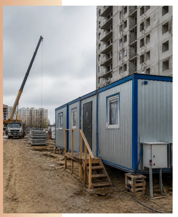Аренда строительных вагончиков для рабочих в Невинномысске